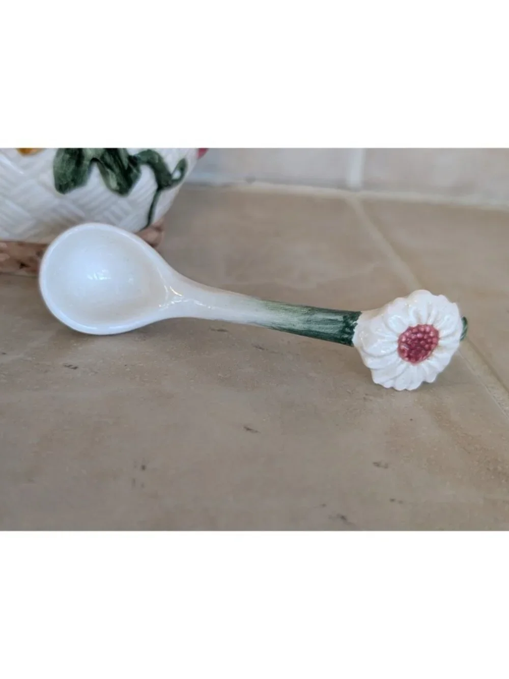 Vintage Fitz and Floyd Ceramic Cream and Sugar Set Golden Harvest Pattern